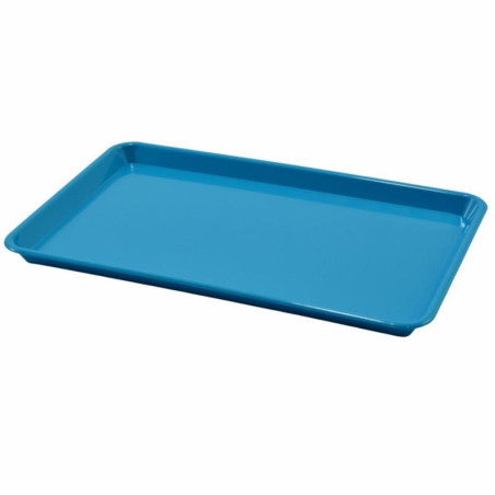 Taca plastikowa 30x19cm prostokątna niebieska